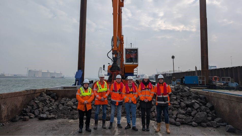 Werkbezoek drijvende werktuigen